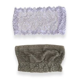NWOT! Bundle FREE PEOPLE Intimately Lace Bandeau Bras-Size XS/S!